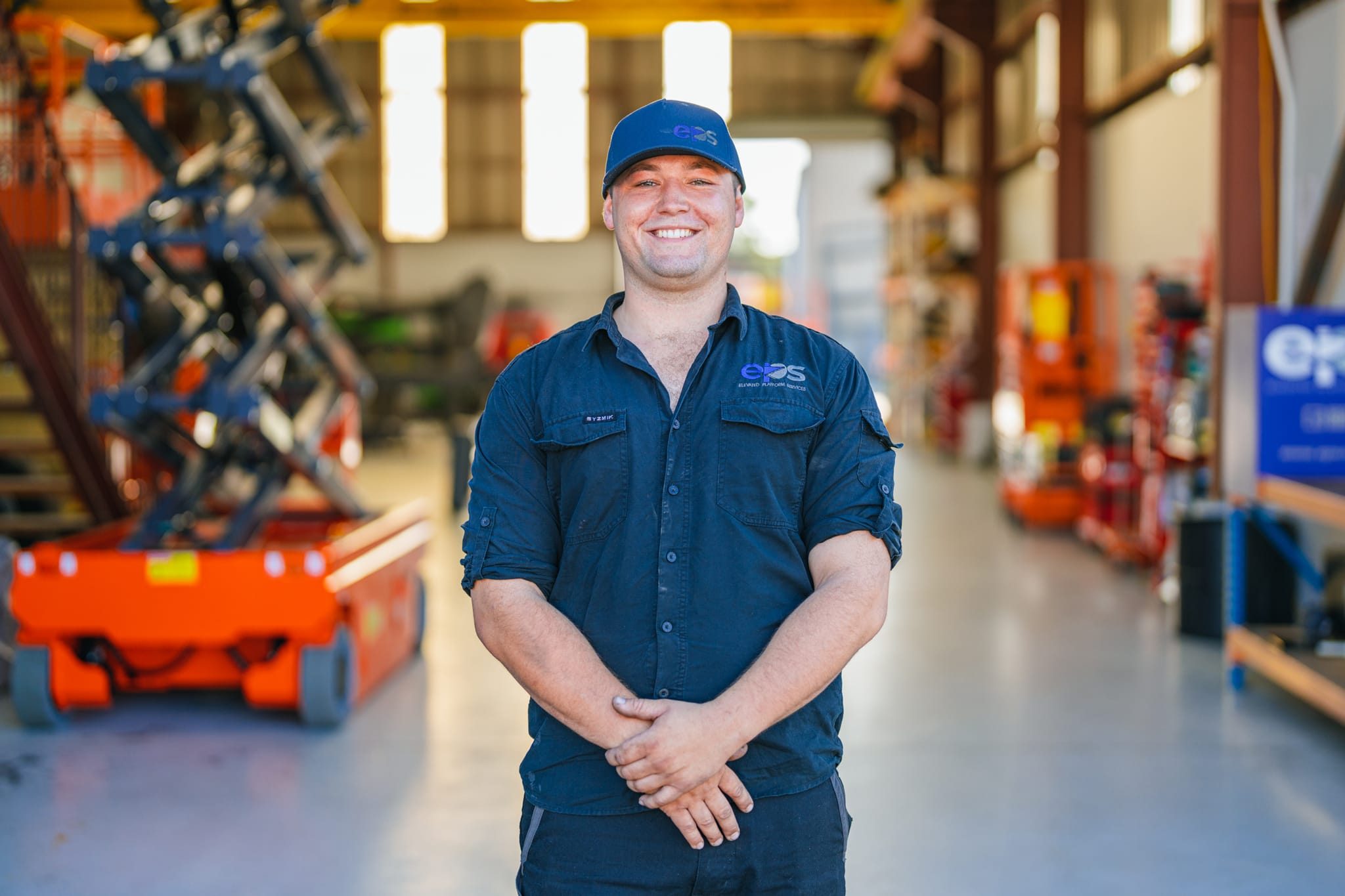 An Elevated Platform Services team member from Christchurch, New Zealand