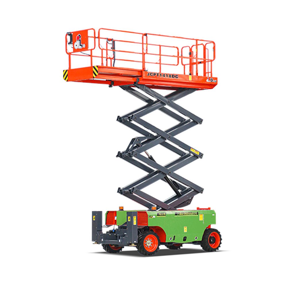 An Elevated Platform Services scissor lift for sale in New Zealand